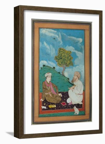 A Teacher and His Pupil, 1674-null-Framed Giclee Print