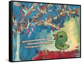 A Teacher Ignites-Jennifer McCully-Framed Stretched Canvas