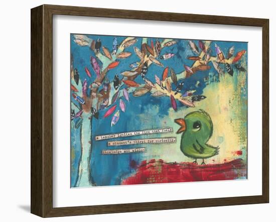 A Teacher Ignites-Jennifer McCully-Framed Giclee Print