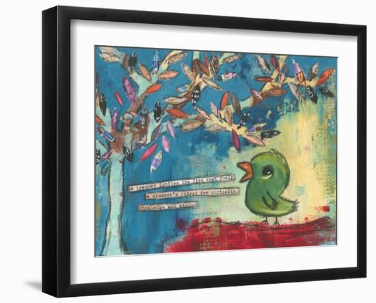 A Teacher Ignites-Jennifer McCully-Framed Giclee Print