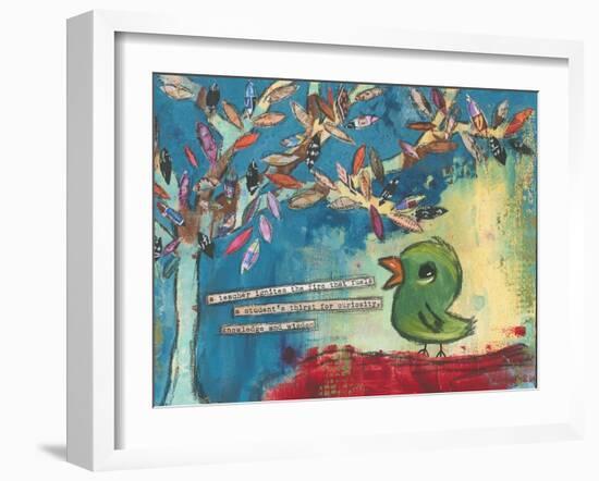 A Teacher Ignites-Jennifer McCully-Framed Giclee Print