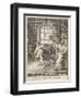 A Teacher Plays Badminton with His Pupil-Bernard Picart-Framed Art Print