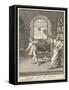 A Teacher Plays Badminton with His Pupil-Bernard Picart-Framed Stretched Canvas