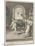 A Teacher Plays Badminton with His Pupil-Bernard Picart-Mounted Art Print