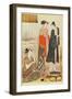 A Teahouse by the Water-Torii Kiyonaga-Framed Giclee Print