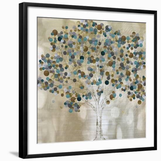 A Teal Tree-Katrina Craven-Framed Art Print