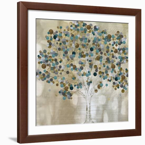 A Teal Tree-Katrina Craven-Framed Art Print