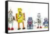 A Team of Robot Toys-davinci-Framed Stretched Canvas