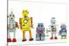 A Team of Robot Toys-davinci-Stretched Canvas