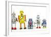 A Team of Robot Toys-davinci-Framed Art Print