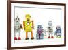 A Team of Robot Toys-davinci-Framed Art Print