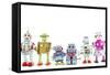 A Team of Robot Toys-davinci-Framed Stretched Canvas