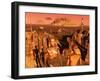 A Team of Robots Gather the Last of Martian Technology-Stocktrek Images-Framed Premium Photographic Print