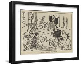 A Temple Service, Old Style-null-Framed Giclee Print