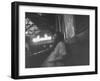 A Tenent of the Mecca Building Loitering in the Hallways of the Building-null-Framed Photographic Print