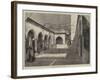 A Tennis Court in Algeria-null-Framed Giclee Print