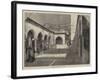 A Tennis Court in Algeria-null-Framed Giclee Print