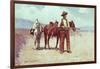 A Tense Moment-Frank Tenney Johnson-Framed Giclee Print