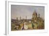 A Terrace Overlooking Florence from the Via Di Servi-Thomas Hartley Cromek-Framed Giclee Print