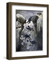 A Terrible Accident in the Alps, 1892-Henri Meyer-Framed Giclee Print