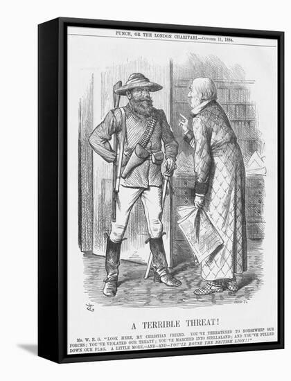 A Terrible Threat!, 1884-Joseph Swain-Framed Stretched Canvas