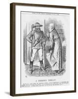 A Terrible Threat!, 1884-Joseph Swain-Framed Giclee Print