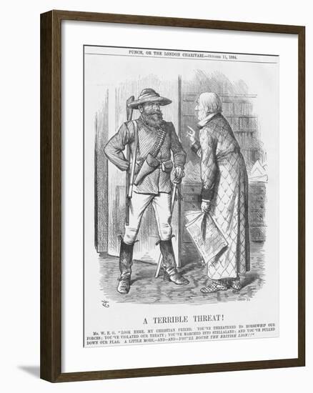 A Terrible Threat!, 1884-Joseph Swain-Framed Giclee Print