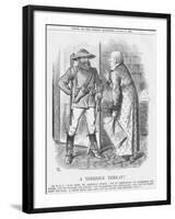 A Terrible Threat!, 1884-Joseph Swain-Framed Giclee Print