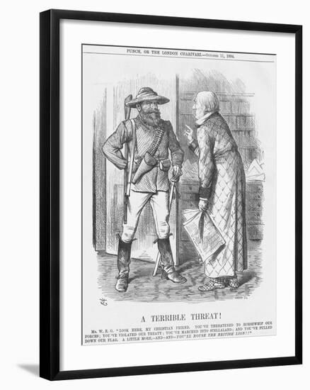 A Terrible Threat!, 1884-Joseph Swain-Framed Giclee Print