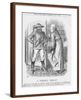 A Terrible Threat!, 1884-Joseph Swain-Framed Giclee Print