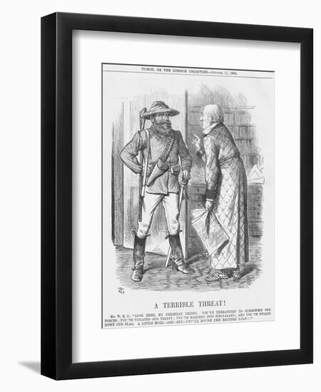 A Terrible Threat!, 1884-Joseph Swain-Framed Giclee Print