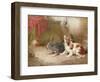 A Terrier and a King Charles Spaniel Scaring a Rat-George Armfield-Framed Giclee Print