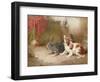 A Terrier and a King Charles Spaniel Scaring a Rat-George Armfield-Framed Giclee Print