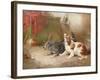 A Terrier and a King Charles Spaniel Scaring a Rat-George Armfield-Framed Giclee Print