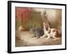 A Terrier and a King Charles Spaniel Scaring a Rat-George Armfield-Framed Giclee Print