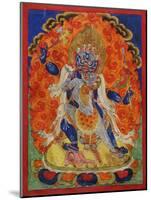 A Terrifying Deity in Yab-Yum, 19th century-Tibetan School-Mounted Giclee Print