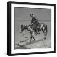 A Texas Pony, 1889-Frederic Remington-Framed Giclee Print