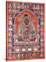 A Thang-Ka Depicting the Mahasiddha Bir Va Pa, C. 1600-null-Stretched Canvas