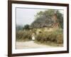 A Thatched Cottage Near Peaslake, Surrey-Helen Allingham-Framed Giclee Print