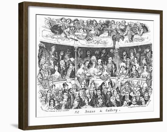 A Theatre Audience-null-Framed Giclee Print