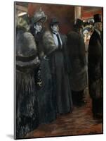A Theatre Foyer, Late 19th or Early 20th Century-Jean Louis Forain-Mounted Giclee Print