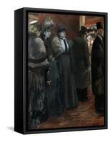 A Theatre Foyer, Late 19th or Early 20th Century-Jean Louis Forain-Framed Stretched Canvas