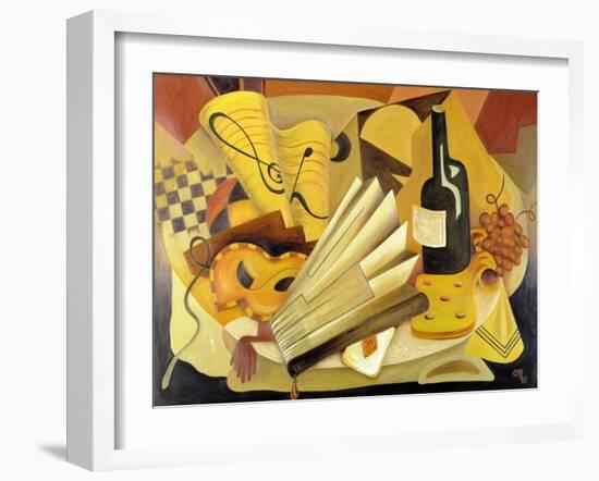 A Theatrical Dinner, 1998-Carolyn Hubbard-Ford-Framed Giclee Print