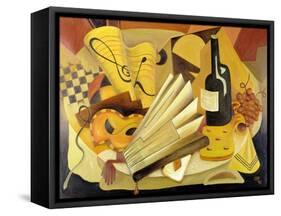 A Theatrical Dinner, 1998-Carolyn Hubbard-Ford-Framed Stretched Canvas