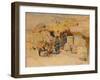 'A Theban Homestead', c1905, (1912)-Walter Frederick Roofe Tyndale-Framed Giclee Print