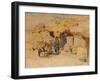 'A Theban Homestead', c1905, (1912)-Walter Frederick Roofe Tyndale-Framed Giclee Print