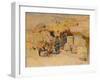 'A Theban Homestead', c1905, (1912)-Walter Frederick Roofe Tyndale-Framed Giclee Print