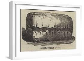 A Thibetan Brick of Tea-null-Framed Giclee Print