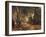 A Thicket of Roe Deer at the Stream of Plaisir Fontaine-Gustave Courbet-Framed Giclee Print