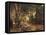 A Thicket of Roe Deer at the Stream of Plaisir Fontaine-Gustave Courbet-Framed Stretched Canvas